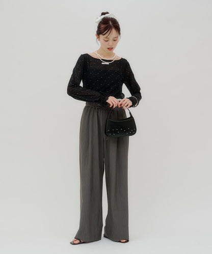 lilium 疊層透視上衣