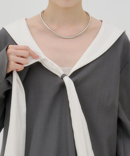 lilium 蝴蝶結迷你連衣裙