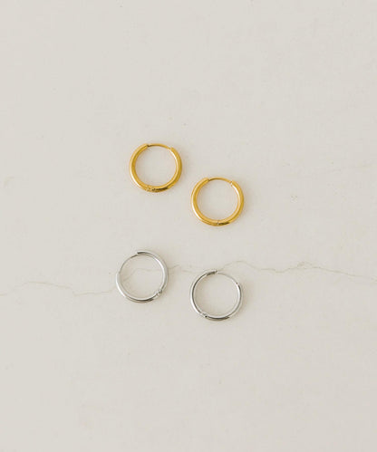 ステンレスフープピアス13mm