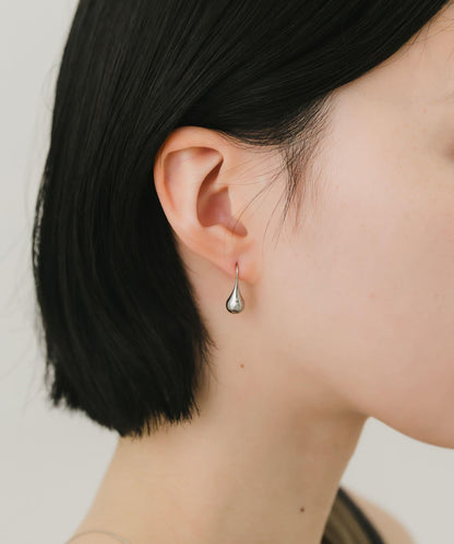 ステンレスドロップフックピアス