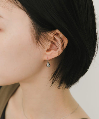 ステンレスドロップフックピアス