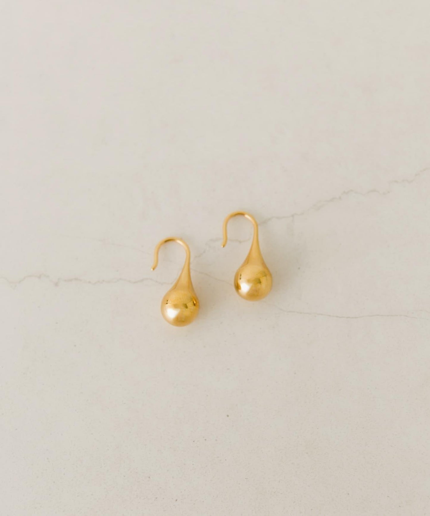 ステンレスドロップフックピアス