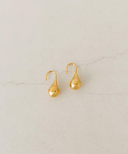 ステンレスドロップフックピアス