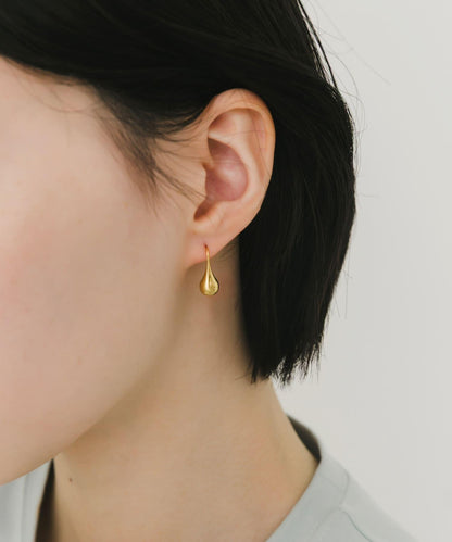ステンレスドロップフックピアス