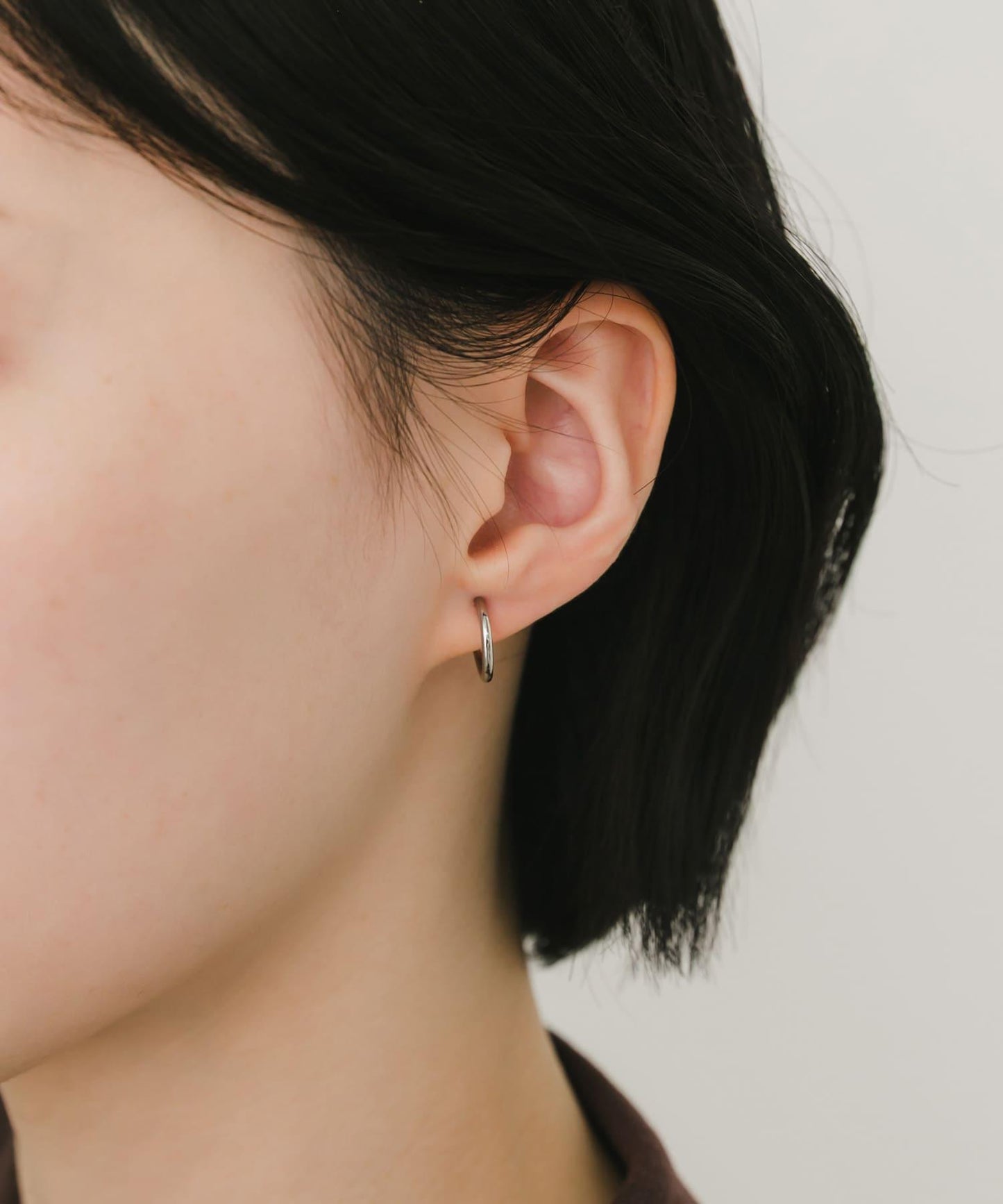 ステンレスフープイヤリング13mm