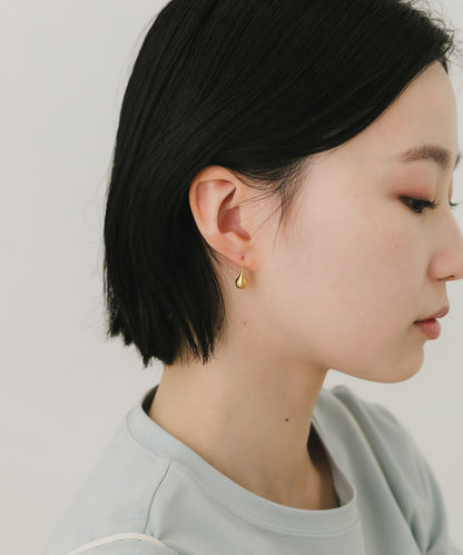 ステンレスドロップフックピアス
