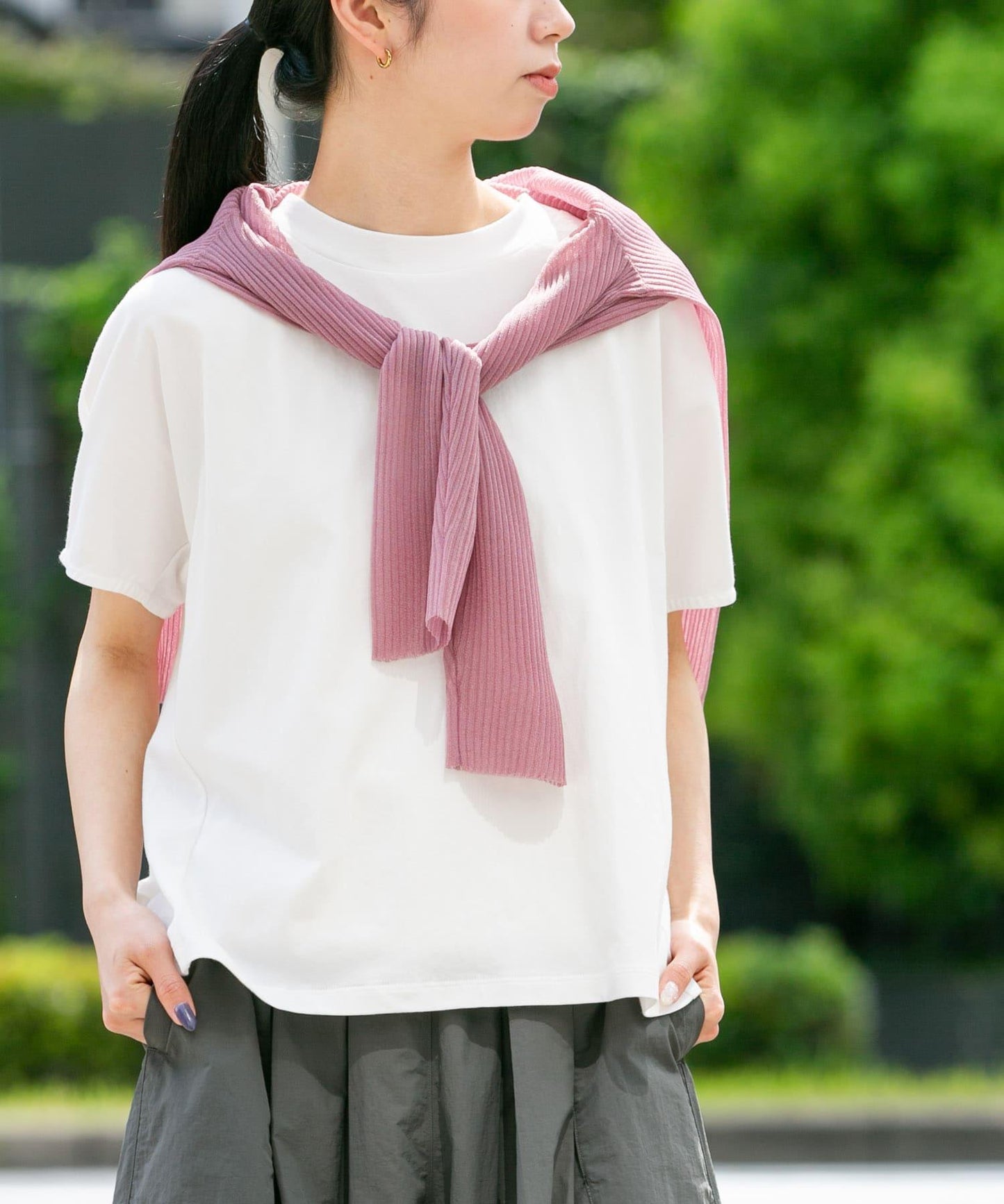 『UR TECH ひやサラクール』サイドパネルTシャツ