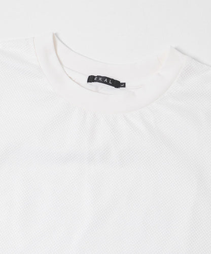 『UR TECH ひやサラクール』メッシュレイヤードTシャツ