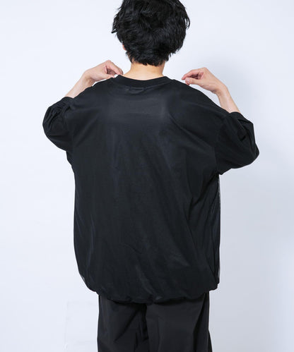 『UR TECH ひやサラクール』メッシュレイヤードTシャツ