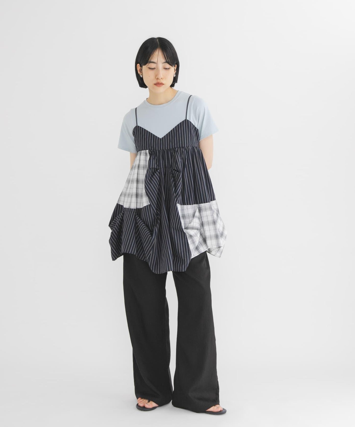 BASICクロップドTEE