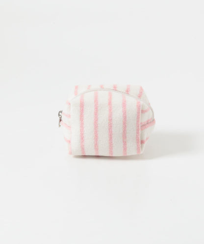 UNFOLD Stripe terry pouch
