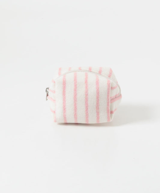 UNFOLD Stripe terry pouch