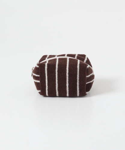 UNFOLD Stripe terry pouch