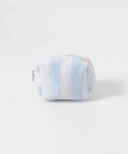 UNFOLD Stripe terry pouch