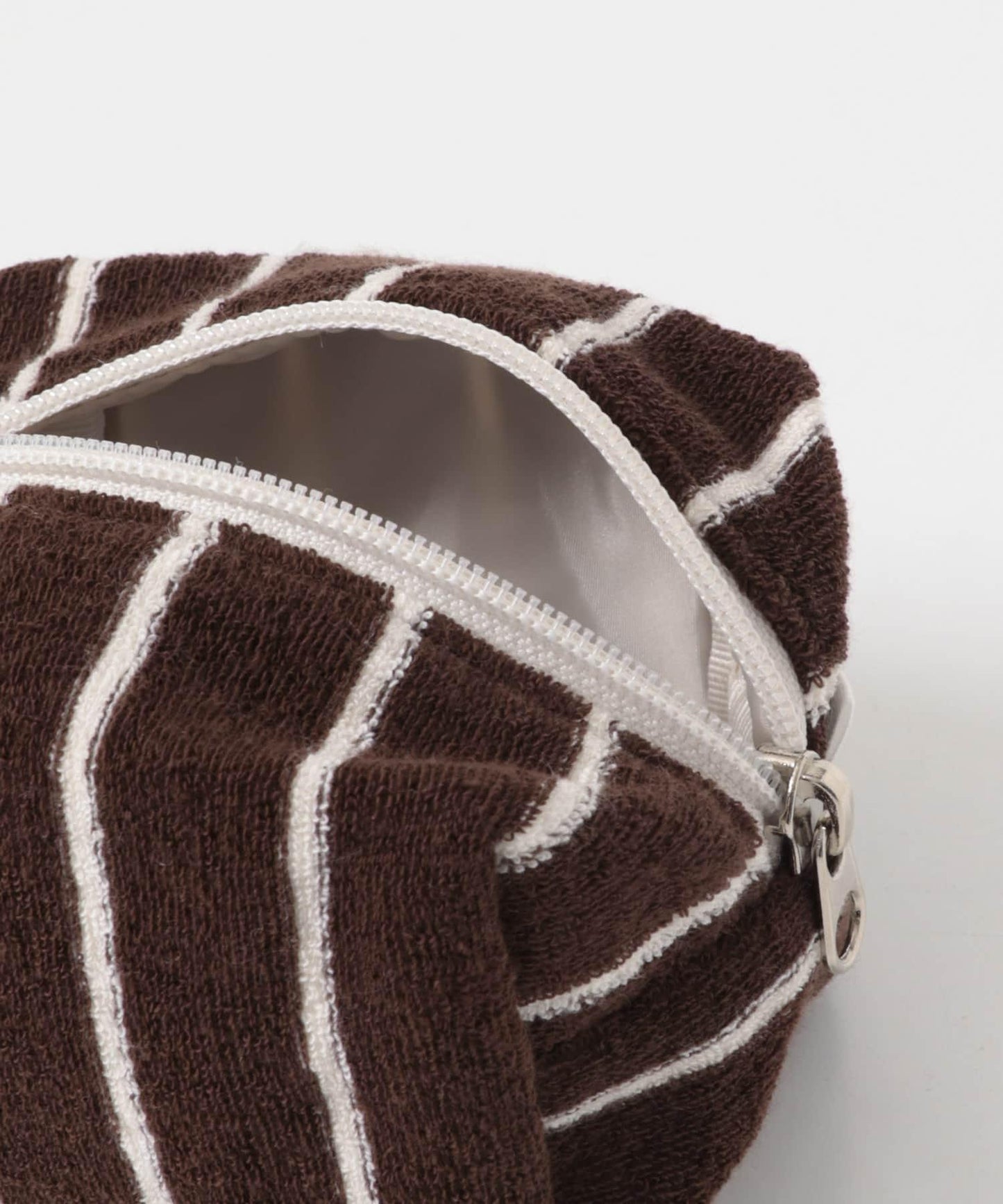 UNFOLD Stripe terry pouch