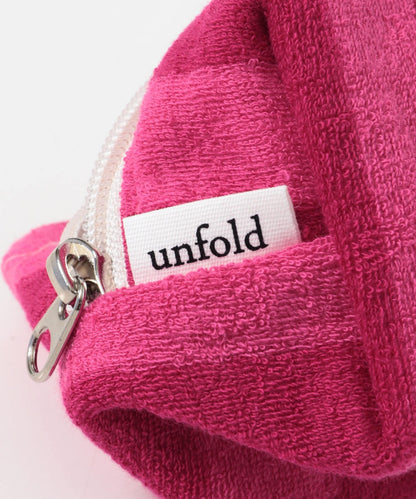 UNFOLD Stripe terry pouch