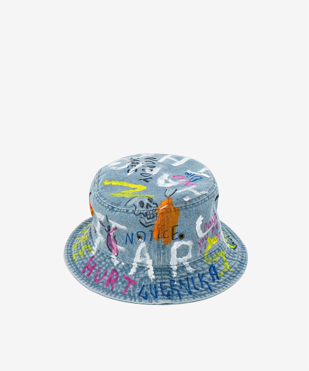guernika/ゲルニカ/HAND PAINTED HAT/Denim