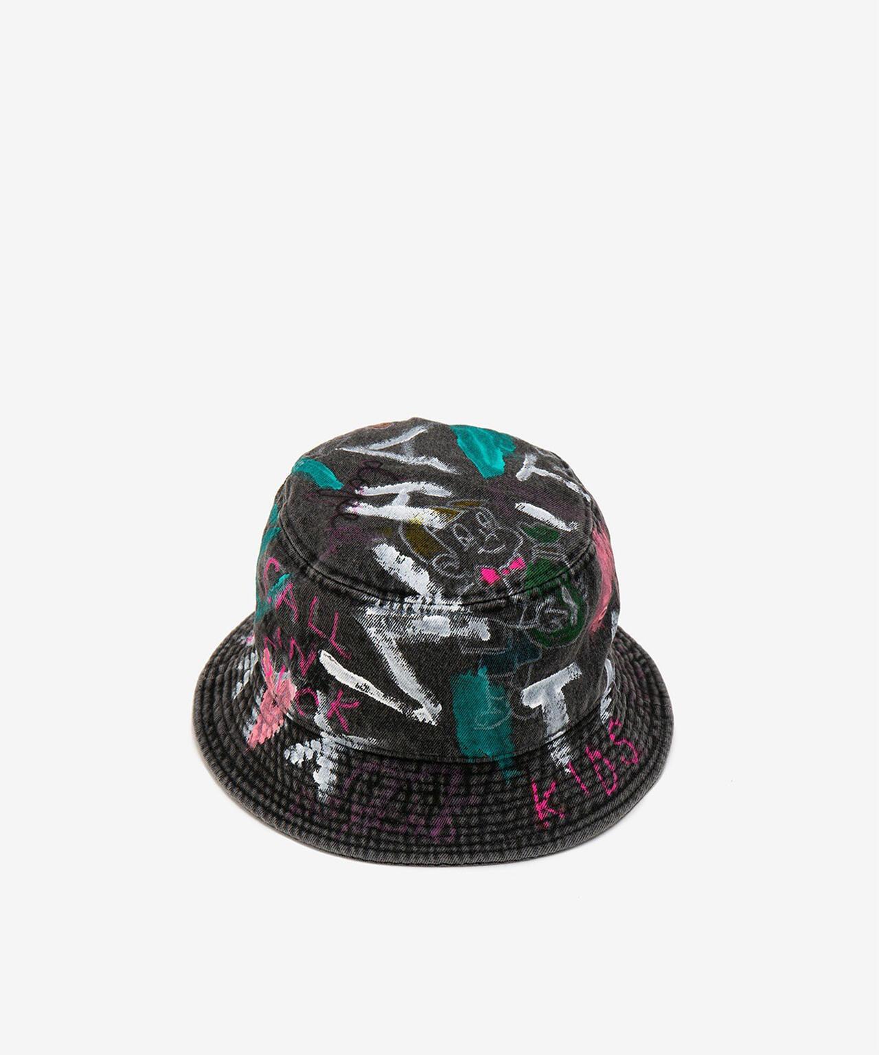 guernika/ゲルニカ/HAND PAINTED HAT/Denim