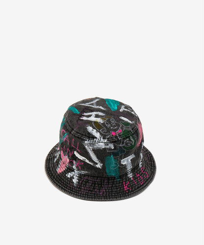 guernika/ゲルニカ/HAND PAINTED HAT/Denim