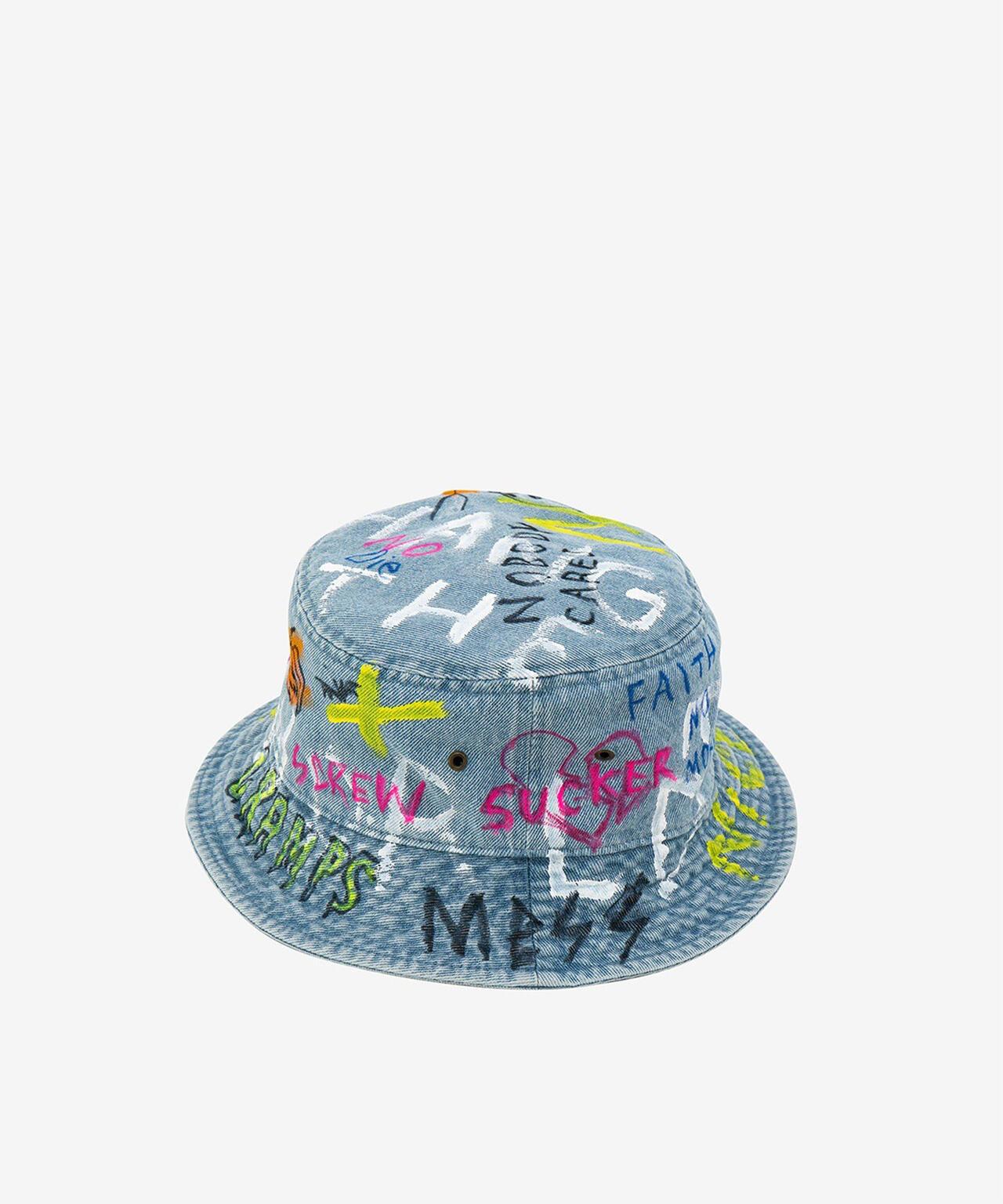 guernika/ゲルニカ/HAND PAINTED HAT/Denim