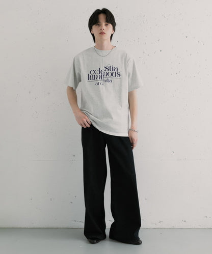 アシメグラフィックショートスリーブTシャツ