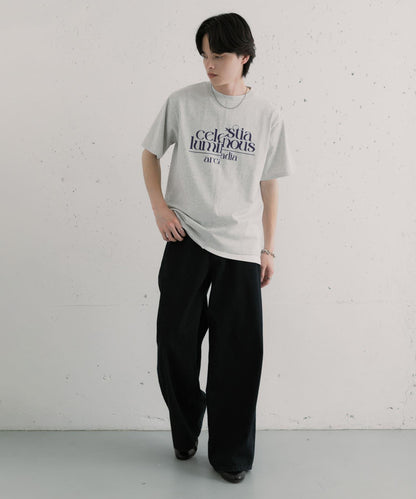 アシメグラフィックショートスリーブTシャツ