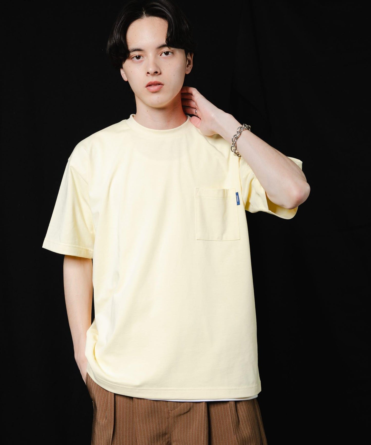 『UR TECH ひやサラクール』リラックスポケットTシャツ
