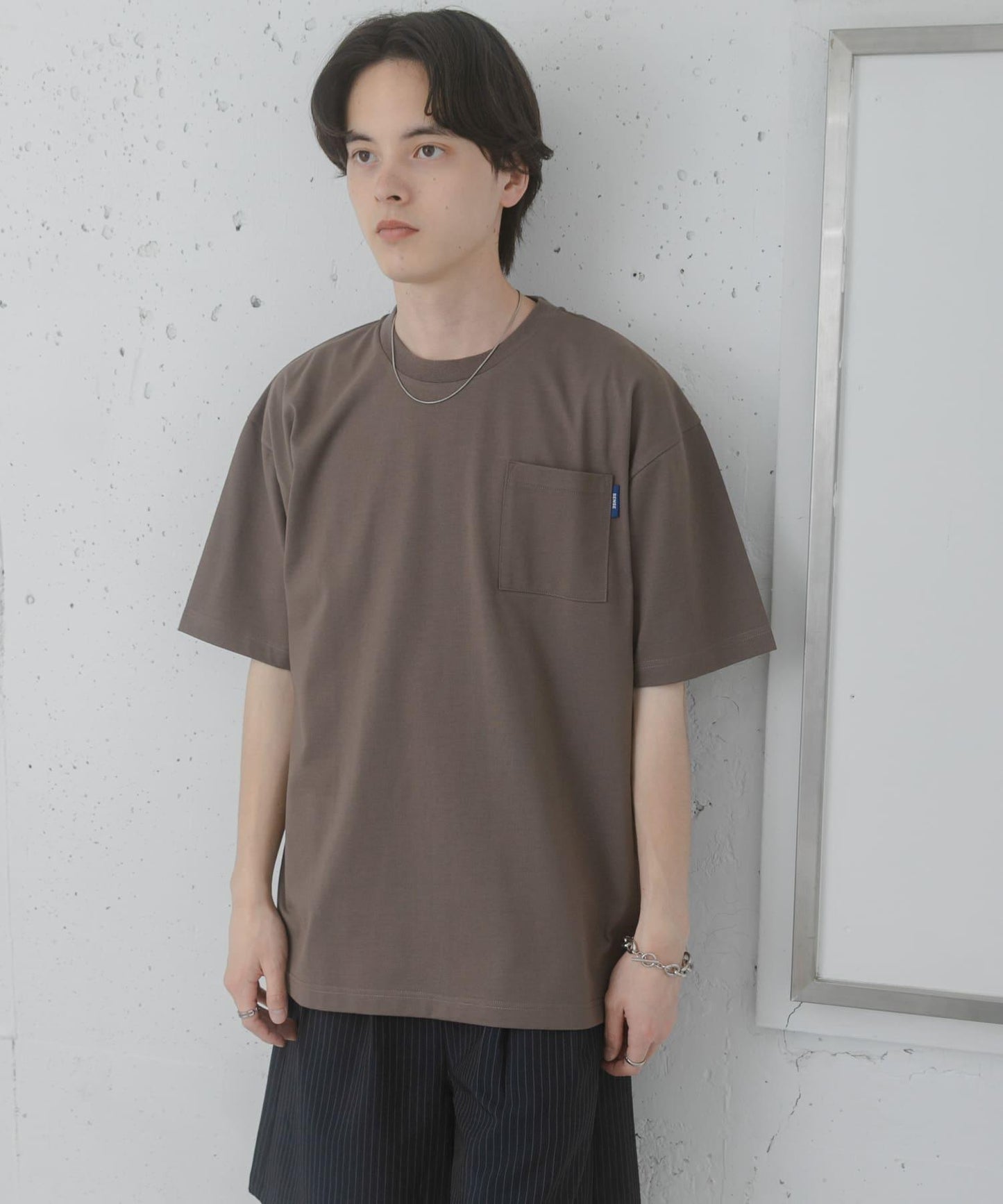 『UR TECH ひやサラクール』リラックスポケットTシャツ