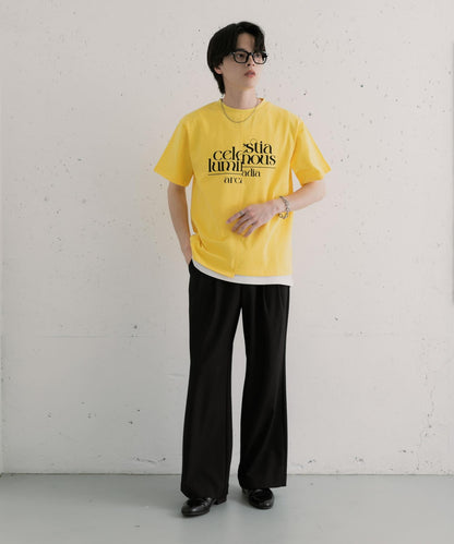 アシメグラフィックショートスリーブTシャツ