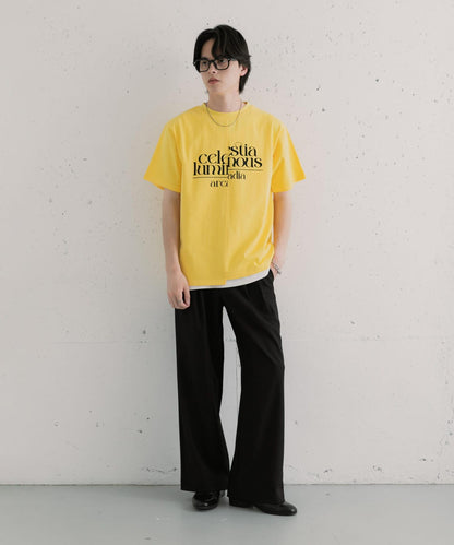 アシメグラフィックショートスリーブTシャツ