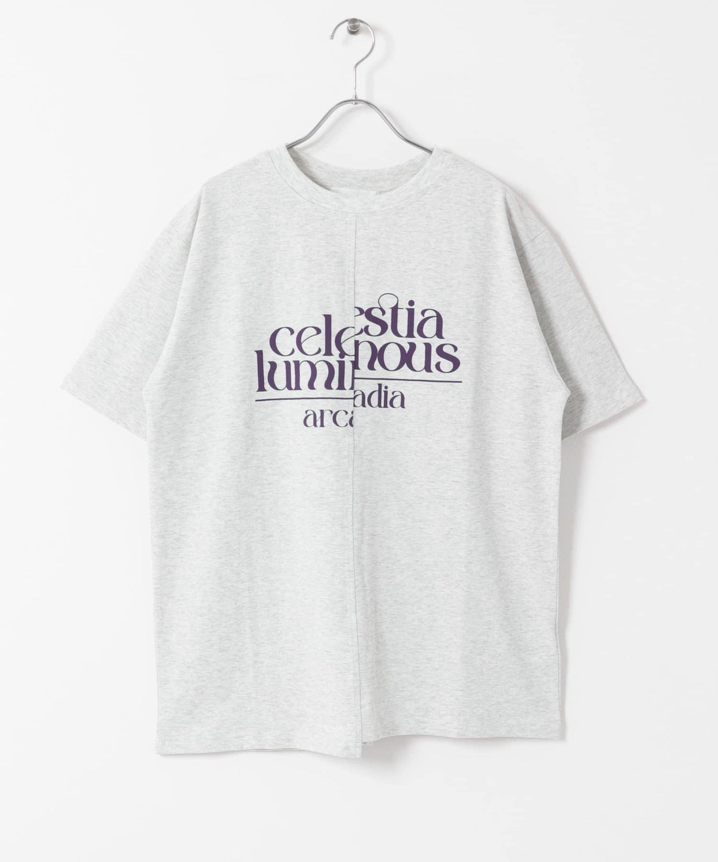 アシメグラフィックショートスリーブTシャツ