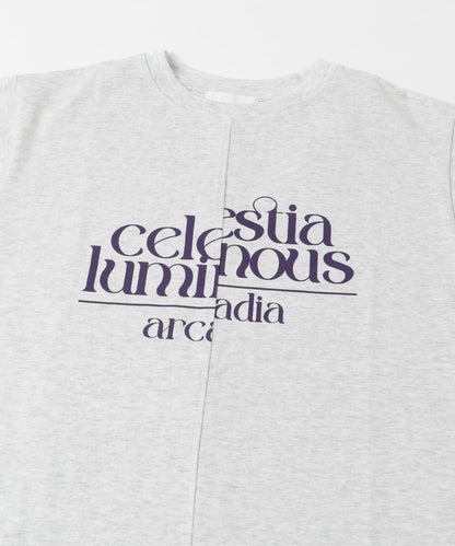 アシメグラフィックショートスリーブTシャツ
