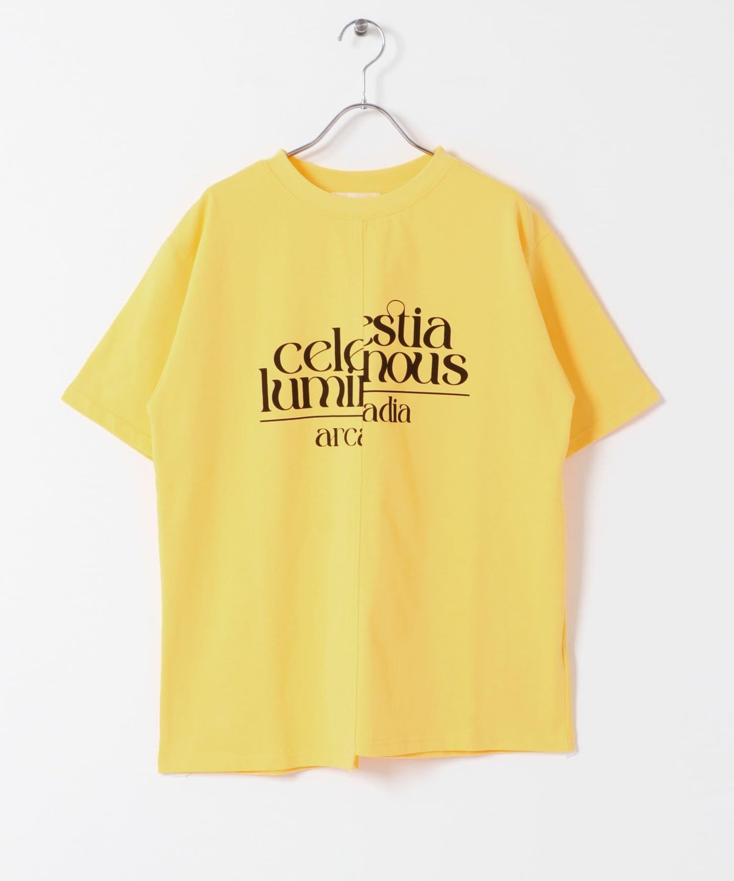 アシメグラフィックショートスリーブTシャツ