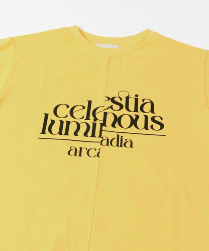 アシメグラフィックショートスリーブTシャツ