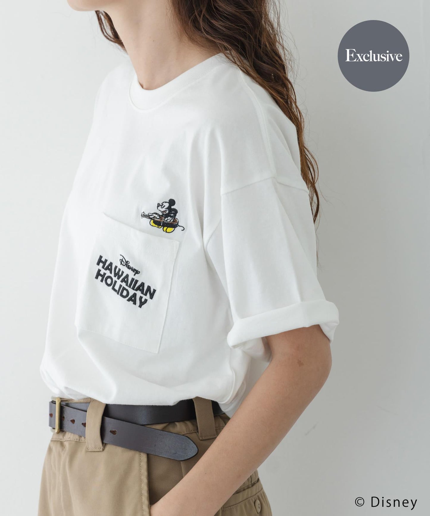 別注/DISNEY/ポケット付きTシャツ