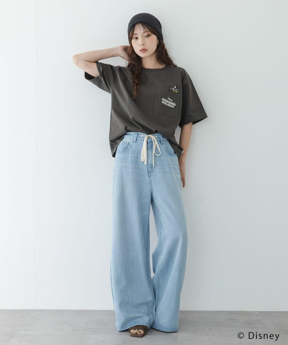 別注/DISNEY/ポケット付きTシャツ