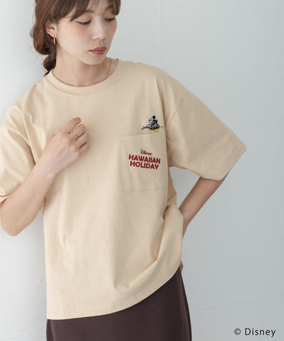 別注/DISNEY/ポケット付きTシャツ