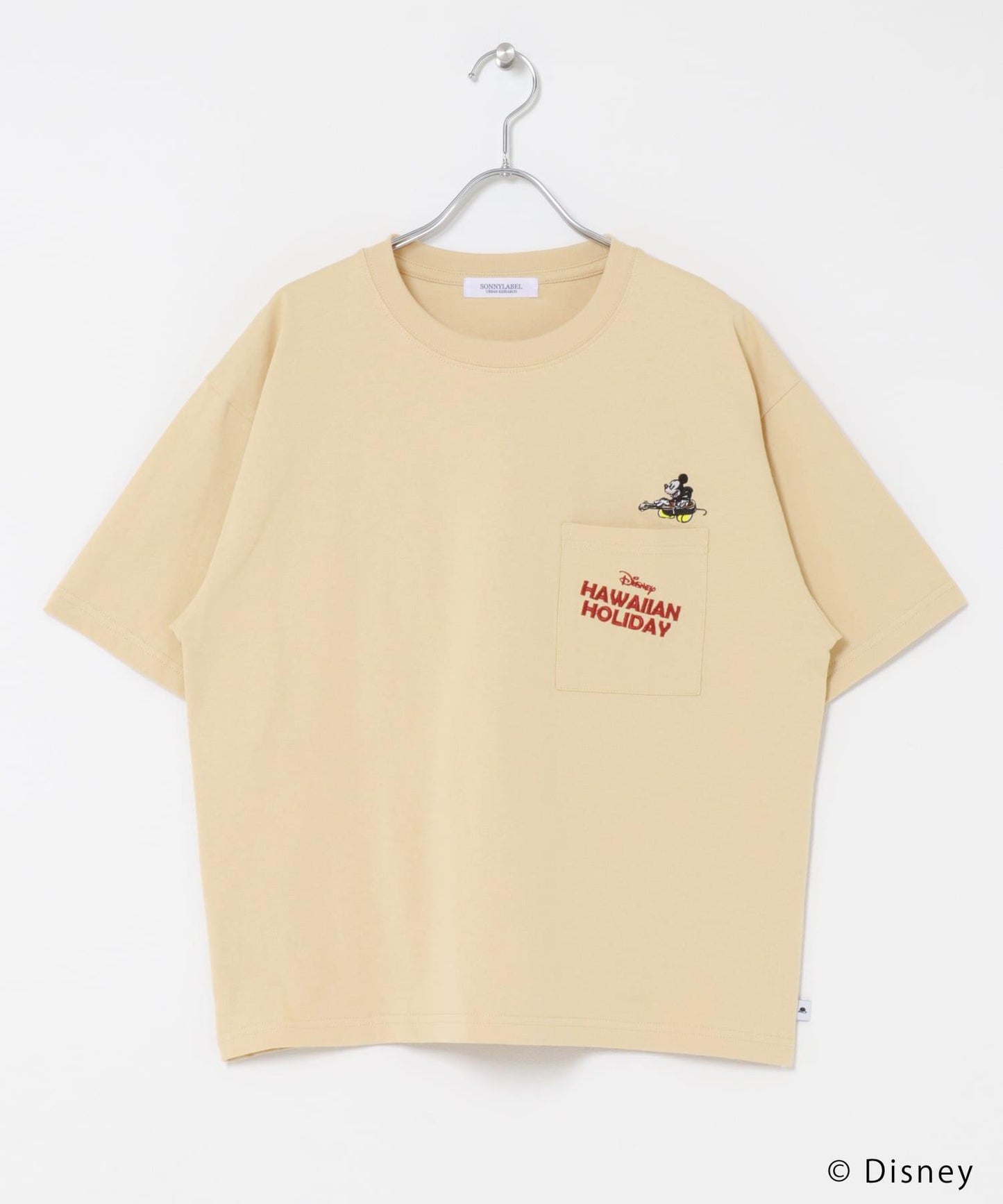 別注/DISNEY/ポケット付きTシャツ