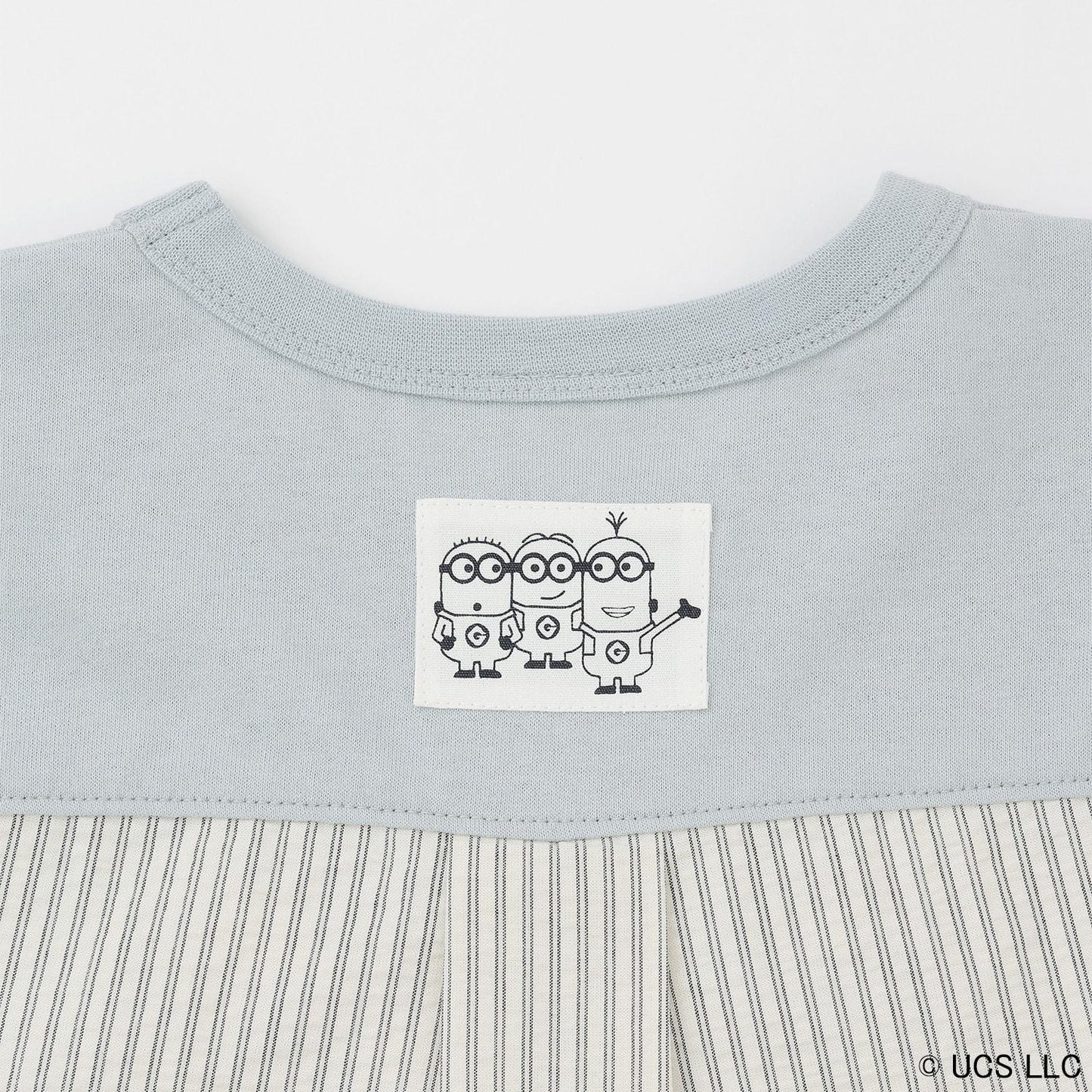 【ミニオン】布帛切り替え半袖Tシャツ