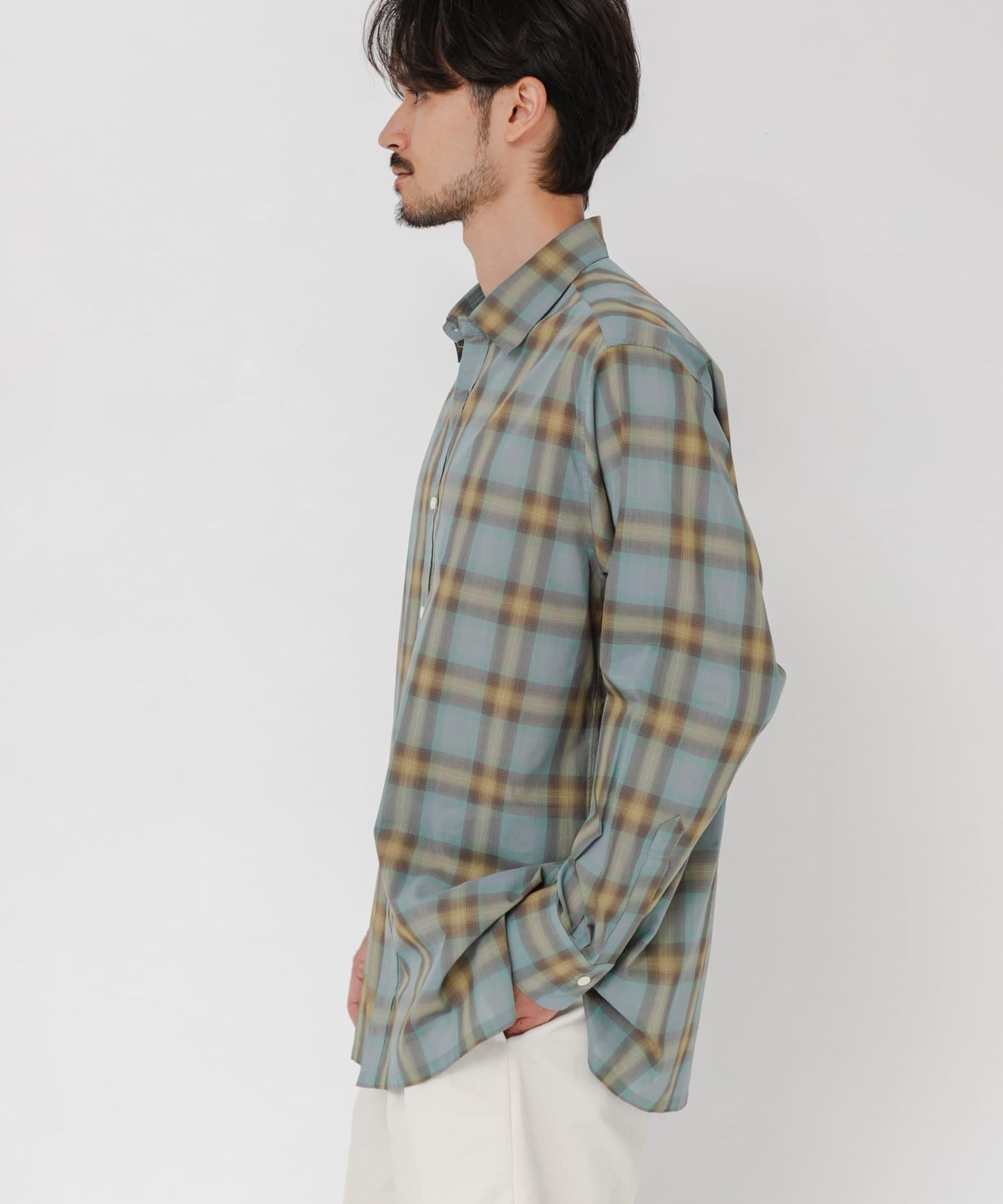 SHEER CH SQUARE CUT SHIRTS