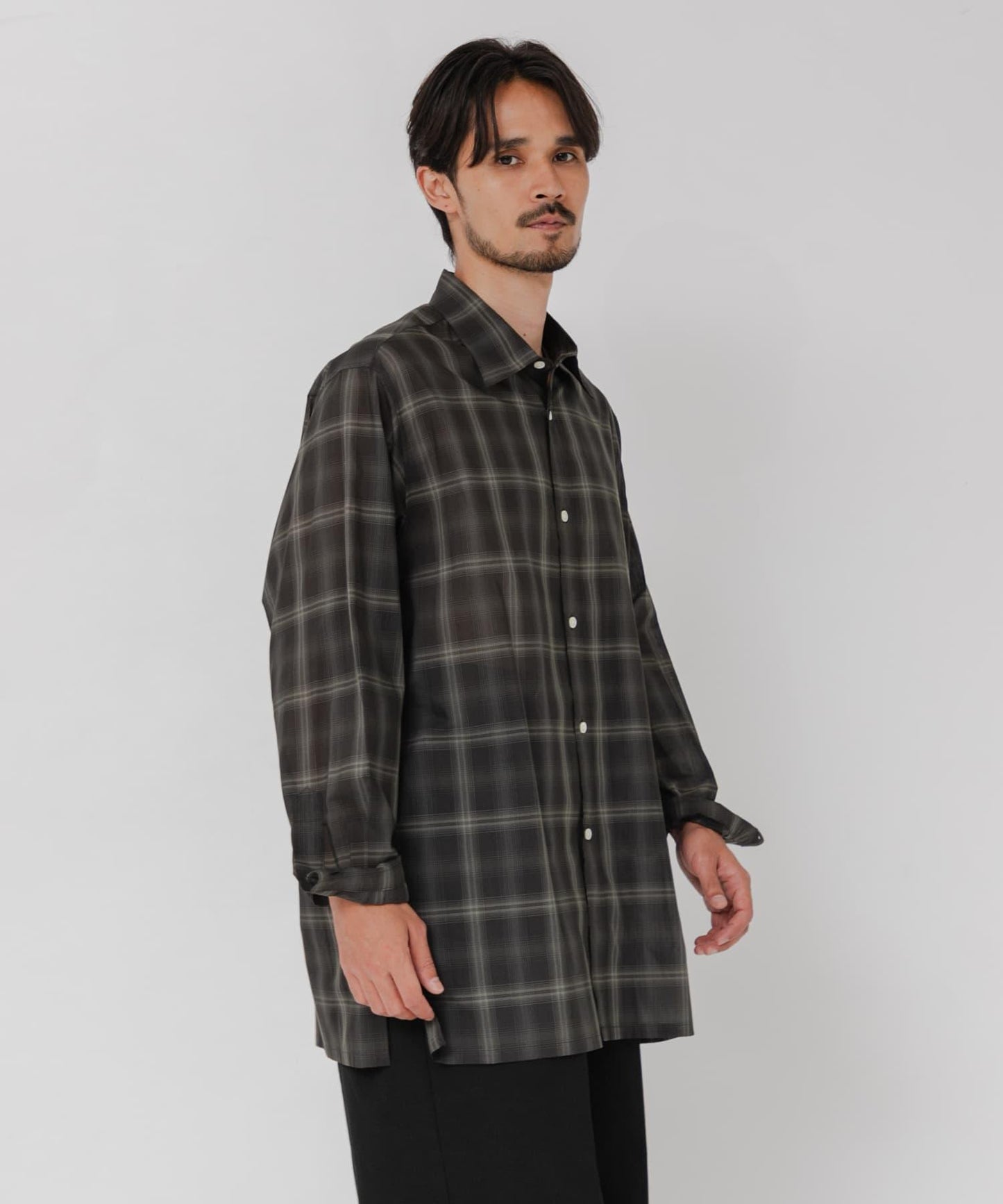 SHEER CH SQUARE CUT SHIRTS