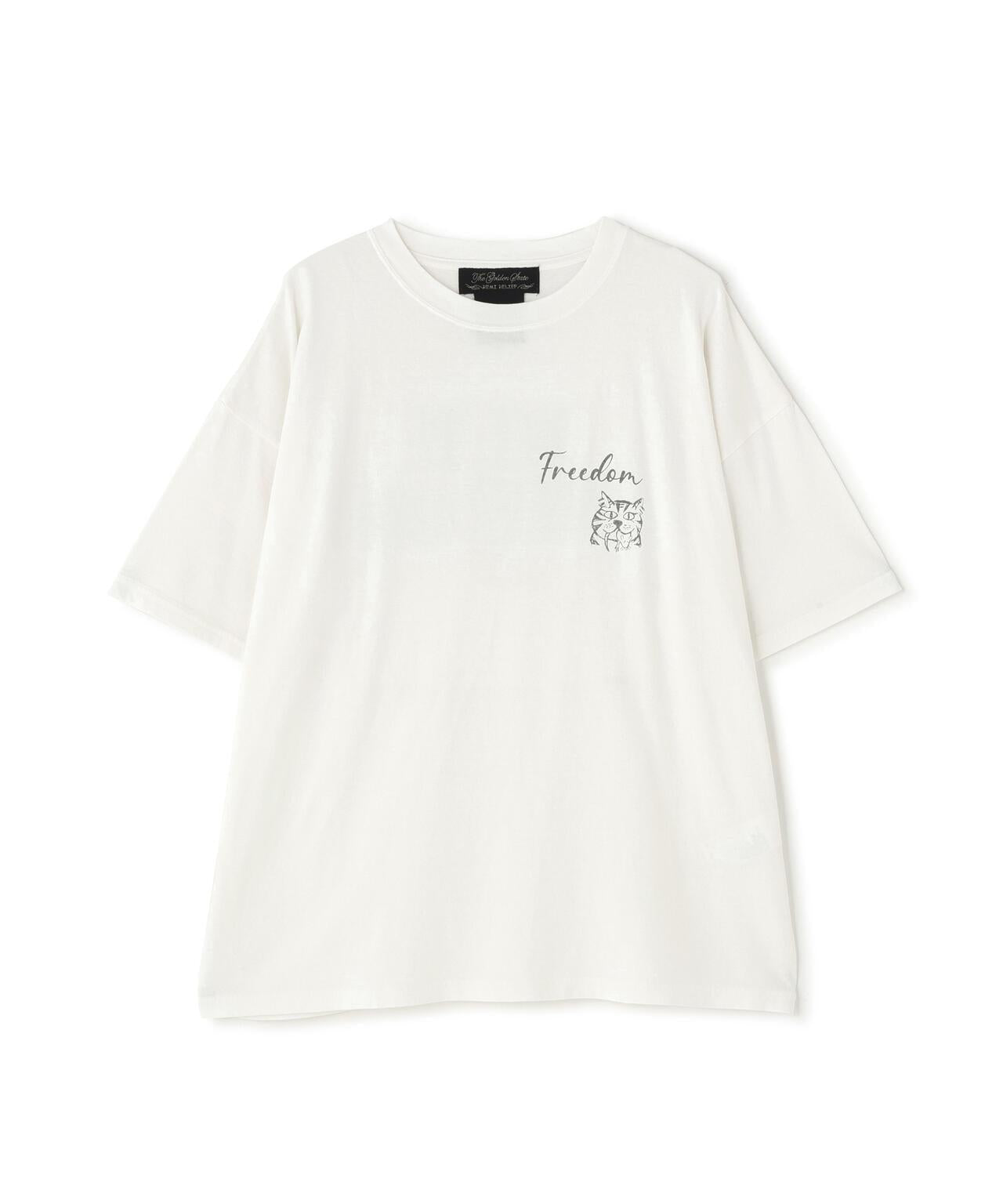 REMI RELIEF(レミレリーフ) 別注20/-天竺BIGサイズTシャツ(FREEDOM)
