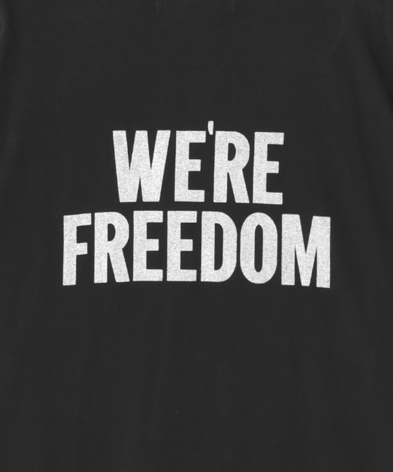 REMI RELIEF(レミレリーフ) 別注20/-天竺BIGサイズTシャツ(FREEDOM)