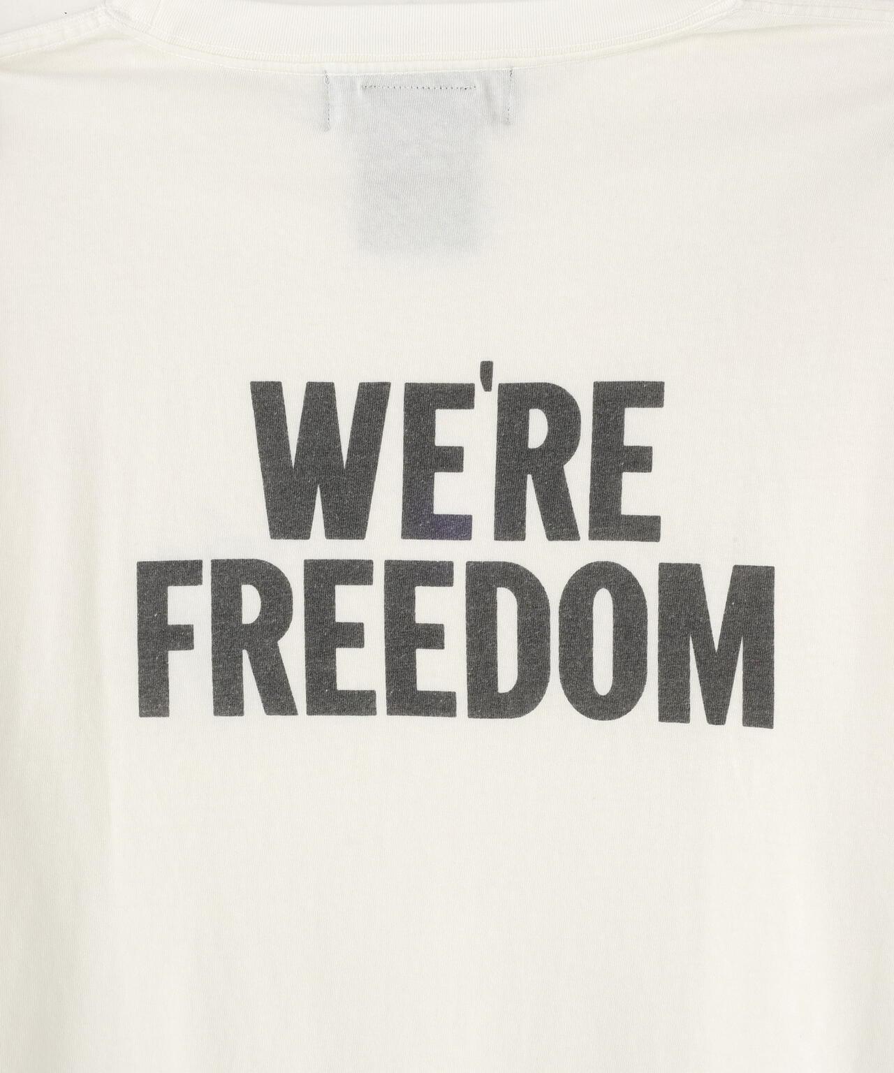 REMI RELIEF(レミレリーフ) 別注20/-天竺BIGサイズTシャツ(FREEDOM)