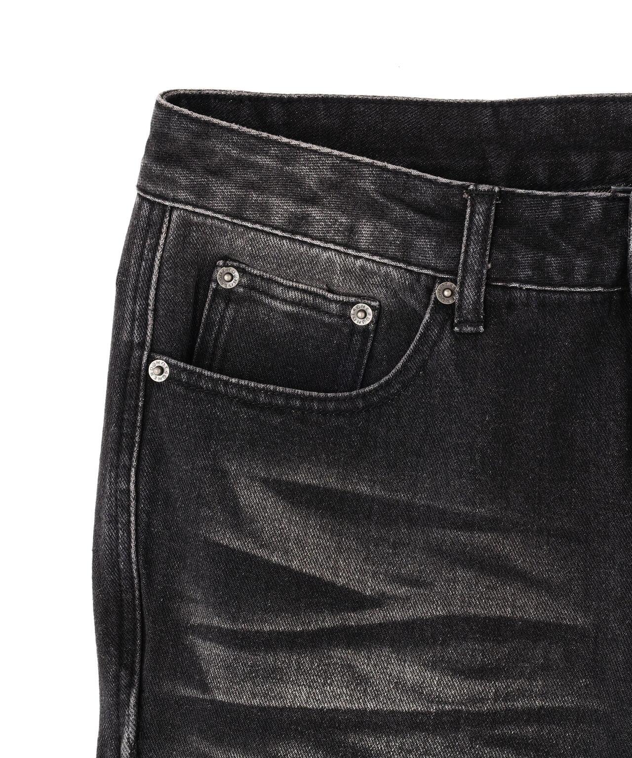 NOT4NERD/ノットフォーナード/Warped Seam Flare Fit Denim Pants