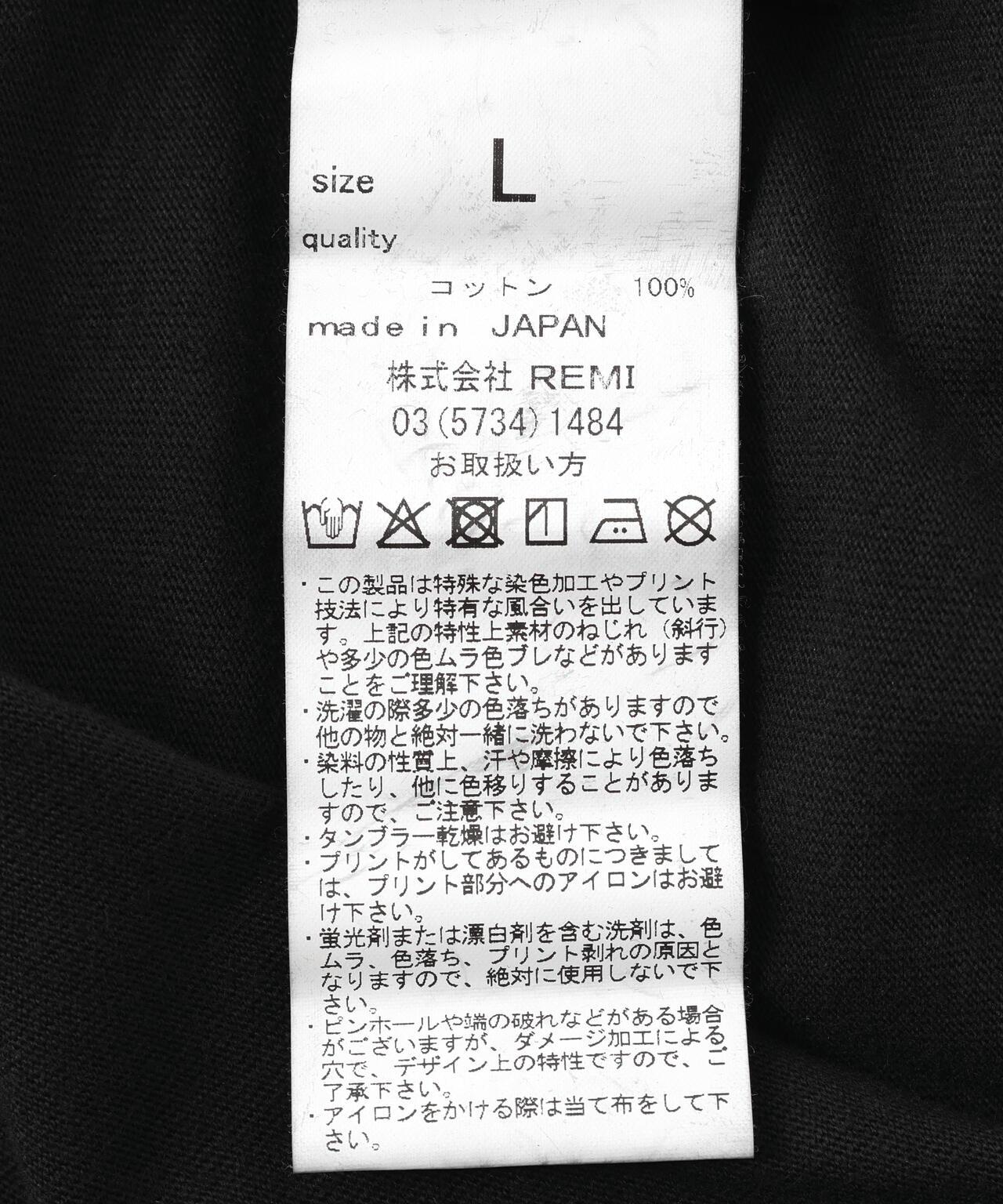 REMI RELIEF /  別注20/-天竺BIGサイズTシャツ(A HARD CAT'S)