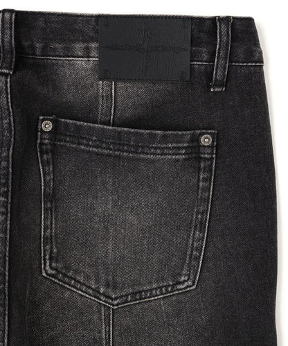 NOT4NERD/ノットフォーナード/Warped Seam Flare Fit Denim Pants