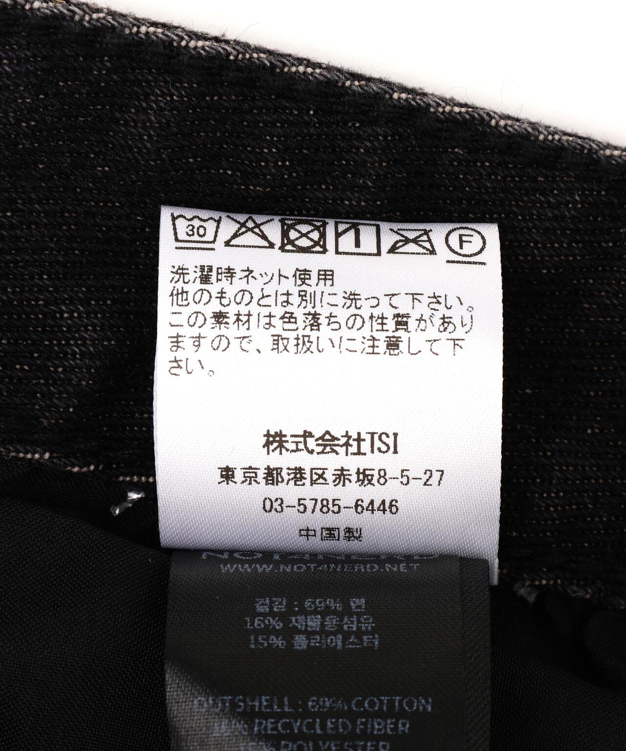 NOT4NERD/ノットフォーナード/Warped Seam Flare Fit Denim Pants