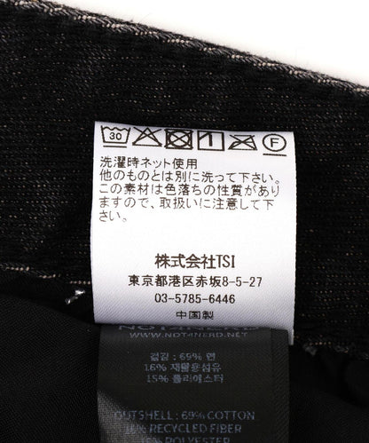 NOT4NERD/ノットフォーナード/Warped Seam Flare Fit Denim Pants