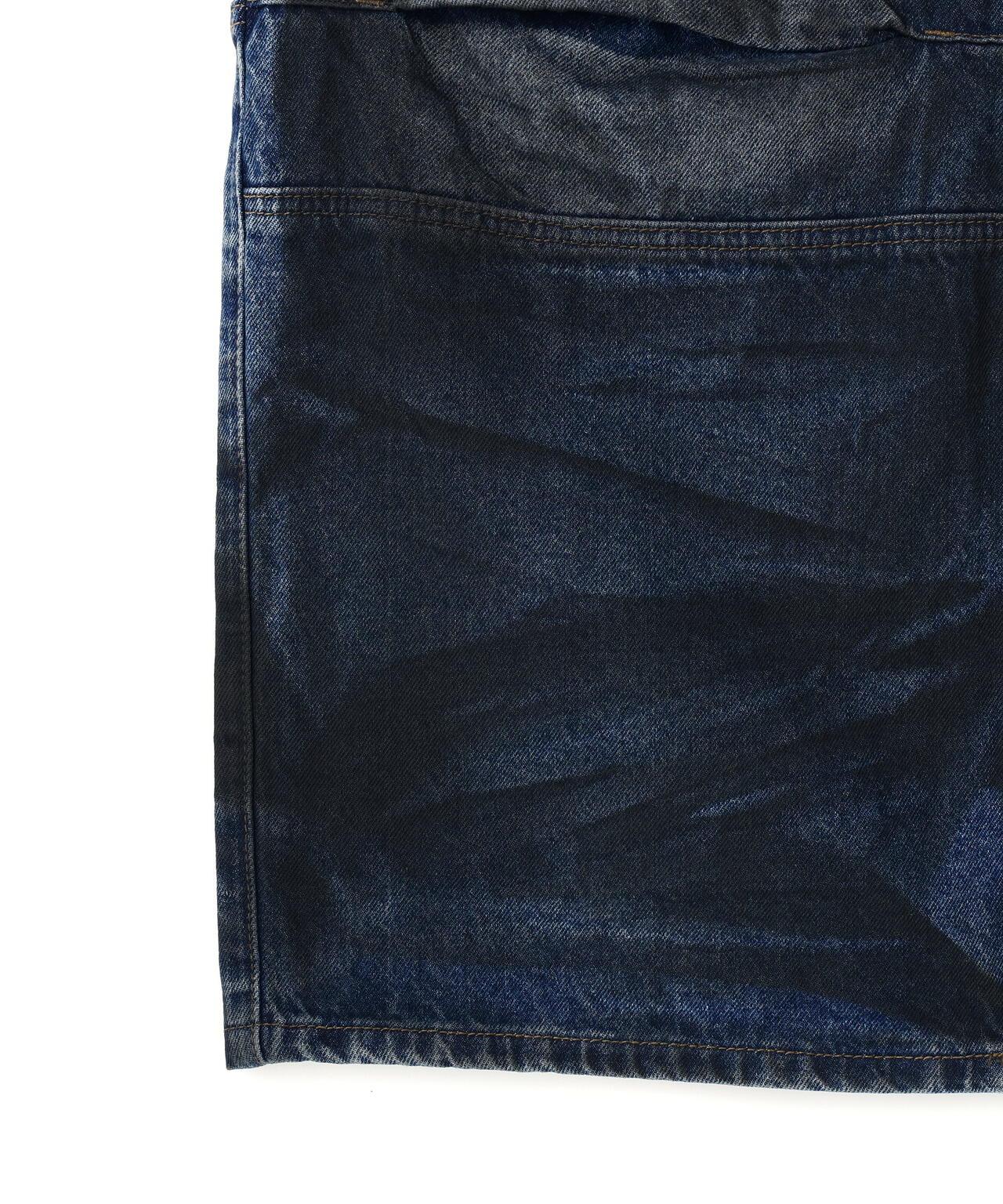 NOT4NERD/ノットフォーナード/Dirty Washed Parachute Cargo Denim Pants